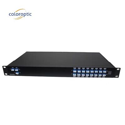 Одноволоконный WDM-модель 40-канальный DWDM AAWG WDM-система LC-коннектор