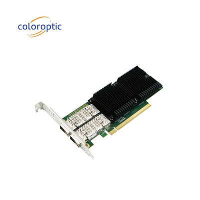 PCIe X16 Dual Port QSFP28 Ethernet сетевой адаптер 100G Intel E810
