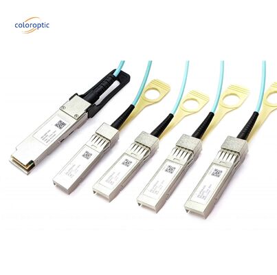 InfiniBand и Ethernet активный оптический кабель 100G QSFP28 переход на 4xSFP28 AOC