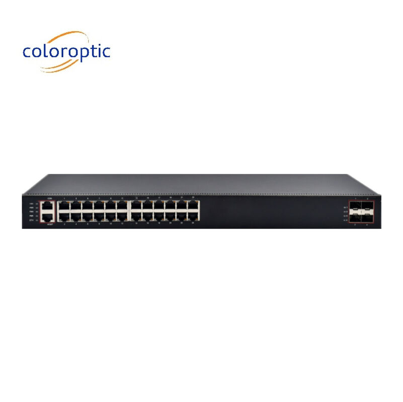 Высокопроизводительный переключатель сети уровня 3 с 24 портами 4 * 10G SFP + порты