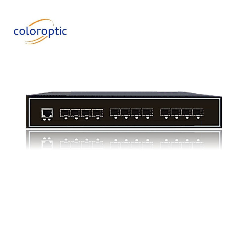 Промышленный интеллектуальный коммутатор Ethernet с 8GE SFP 4 портами 10GE SFP+ 1 консолью