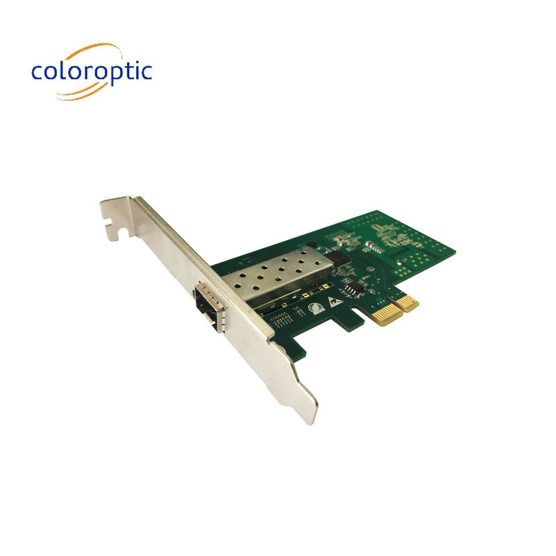 Гигабитная Infiniband Pcie Card однопортная оптическая NIC Pcie Card