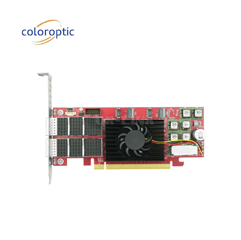 PCIe X16 100G QSFP28 Ethernet Smart Card с двойными портами на базе Xilinx Ultrascale+ 16nm
